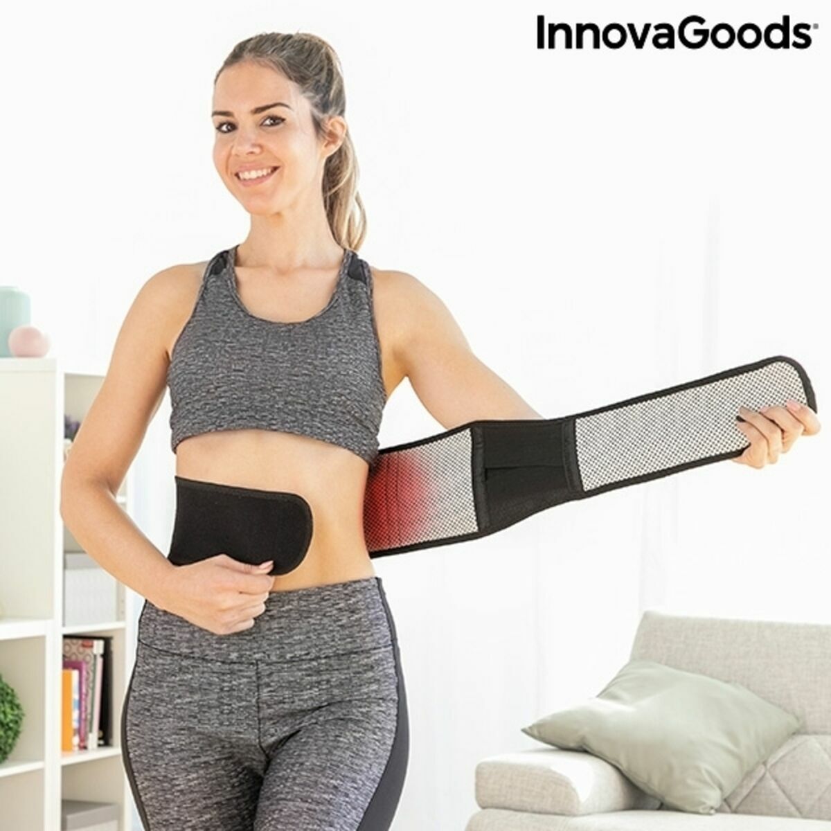 Innovagoods Thermische Correctiegordel Met Toermalijn-Magneten Innovagoods V0103232 (Refurbished A)